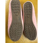Women's Lands' End Pink Suede Loafers Size 7.5 Photo 4