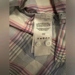 Columbia  pink and blue button up long sleeve size M Photo 4