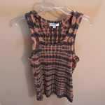 AGOLDE Poppy Tie-Dye Tank in Orange & Black Photo 2
