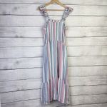 Gibsonlook Women's XXL Midi Summer‎ Breeze Smocked Dress Ruffle Shoulder Straps Photo 1