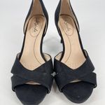 Life Stride Women'sâBlack Peep Toe Mykonos Dâorsay Sandal Heelsâ Size 7.5 Photo 6