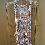 Lucky Brand Maxi Dress Sleeveless/Tank Ivory Floral Bohemian Flowy Size Small Photo 4