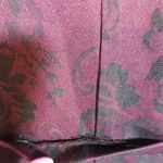 Steampunk Vampire Floral Burgundy Vest Button Front Lace Size L Red Size L Photo 5