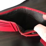 Coach Vintage Polished Calfskin Leather Mini Frame Wallet, 7891, 2000, Y2K, Red Photo 13