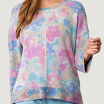 Habitat Like New  Brushed Floral Top
Size Large Photo 0