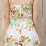 A.Peach  floral two piece set new!! Photo 2