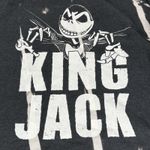 Disney Nightmare Before Christmas Black Oversized Sweatshirt Jack Skellington Size 6 Photo 2