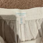 Cynthia Rowley White Linen Flare Wide-leg Pants Photo 2