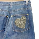 St. John Vintage Jeans Medium Wash Straight Leg High Rise Heart Pocket Size 2 Photo 6