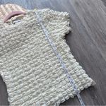 Topshop  asos cream bubble‎ texture shirt Photo 3