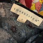 Lovestitch Dark Floral Deep V High Low Empire Babydoll Waist Midi Maxi Dress Photo 2