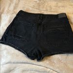 American Eagle  Outfitters Black Ripped Jean Shorts Photo 2