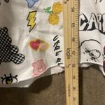 Care Bears Hoodie Womens S Cropped Long Sleeve Graphic White Pink Kidcore Y2K Photo 6