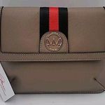 Marilyn Monroe  Beige Crossbody/Fanny Purse Clutch Detachable Gold Chain 9x7 NWT Photo 0