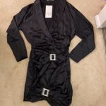 ZARA satin effect dress. S Photo 6