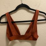 RIVIR Brown Ribbed Bralette Photo 1