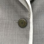 Escada Black White Lace Cuff Layered Look Blazer Jacket 42 Size L Photo 2