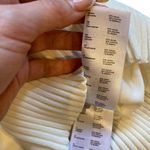 Maje  Rib Knit Bardot-Neck Top In White Size 2 Photo 7