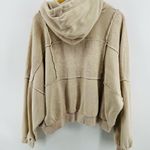Aerie , oversized, patchwork, neutral sweatshirt, hoodie Photo 1