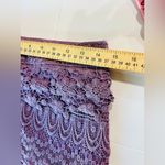 American Eagle  Purple Crochet Mini Skirt Size 0 Photo 4