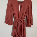 VICI Rust Wrap Romper Photo 0