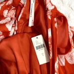 Anthropologie NEW By Red Floral Tiered Gauze Bubble-Hem Relaxed Mini Dress S Photo 6