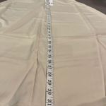 ZARA A Line Beige Midi  Satin Skirt  S Photo 3