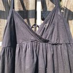 Derek Heart  Black Tiered Cotton Maxi Dress M Photo 3