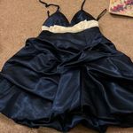 Jessica McClintock  for gunne sax navy dress 1 Photo 2