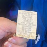 Vintage 90s Blue Reversible Cocktail Dress Size 8 Photo 13