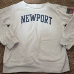 Brandy Melville  Off-The-Shoulder Sweatshirt Photo 0