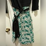 Diane Von Furstenberg DVF  Jewel Wrap Dress SIZE:12 Arcadia Pine Black Green Photo 5