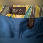 Dana Buchman  Silk Linen Blend high waisted colorful watercolor pattern pants 2 Photo 2