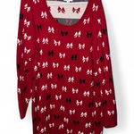 Charter Club  Red Sweater with Bow Pattern Christmas Photo 0