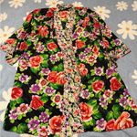 Victoria's Secret Victoria Secret Floral Lace Bodysuit & Matching Robe Photo 3