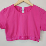 Savage X Fenty Cotton Jersey Crop Top Women Large Streetwear Softcore Loungewear Pink Photo 0