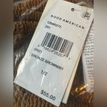 Good American Always Fits Tiny Ties Bikini Bottoms 1/2 S-M Swim Brown Bronze NWT Photo 3