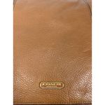 Coach Park Pyramid Studded Leather Hobo Shoulder Bag Tan Brown Large Tote Photo 1