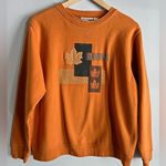 Vintage Fall Leaf Sweatshirt Frabjous Originals Rust Orange Pullover Sz M 90s Size M Photo 0