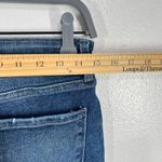 Evereve The Ever Straight Jeans High Rise Raw Hem Dark Wash Denim Size 26 Photo 7