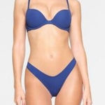 SKIMS $54 NWT  FITS EVERYBODY PUSH UP DEMI BRA SAPPHIRE - 30B Photo 0