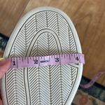 Adidas  Cloudfoam White and Gold Striped Sneakers Size 8.5 Athletic Metallic Photo 11