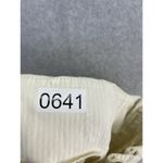 Free People Women's Paper Bag Skirt Size 6 Mini Beige Button Front Cotton Photo 10