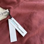 Aritzia Perfect Fit Crewneck Sweatshirt in Burgundy Photo 2