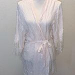 Flora Nikrooz  sexy sheer lace sleeves robe Photo 0