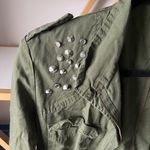 Fire Los Angeles Green Studded Military Jacket Photo 1