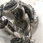 JACK JUDITH  Rope Braided Sterling Silver Marcasite Demi Hoops Photo 9