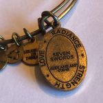 ALEX AND ANI 2016 Seven Swords Boho Brass Tone Aged Gold Tone Bangle Bracelet Photo 5