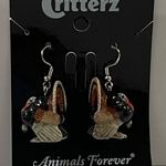 NEW Little Critterz Turkey Earrings. Photo 0