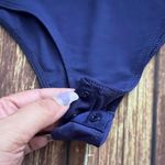 Mind Code Women Juniors Short Sleeve V-Neck Dark Purple Top Bodysuit Size Large Photo 6